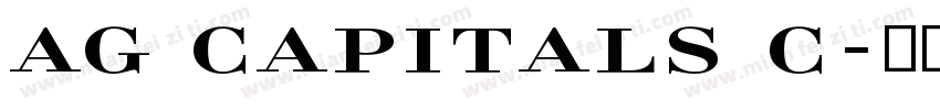 AG Capitals C字体转换